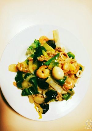 シーフードミックスでお手軽海鮮中華丼-レシピのメイン写真