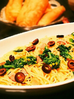 *菜の花とベーコンのパスタ*-レシピのメイン写真