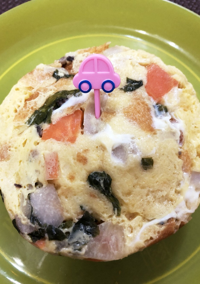 離乳食後期☆野菜パンプティング-レシピのメイン写真