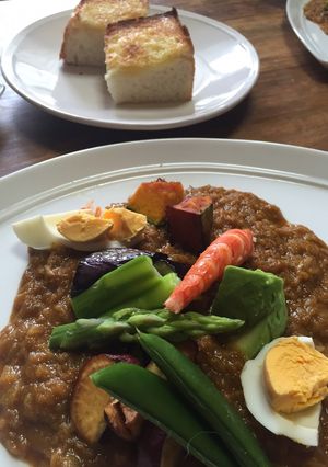 温野菜のカレー-レシピのメイン写真