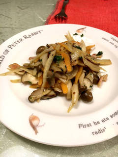 きのことごぼうのホットサラダ-レシピのメイン写真