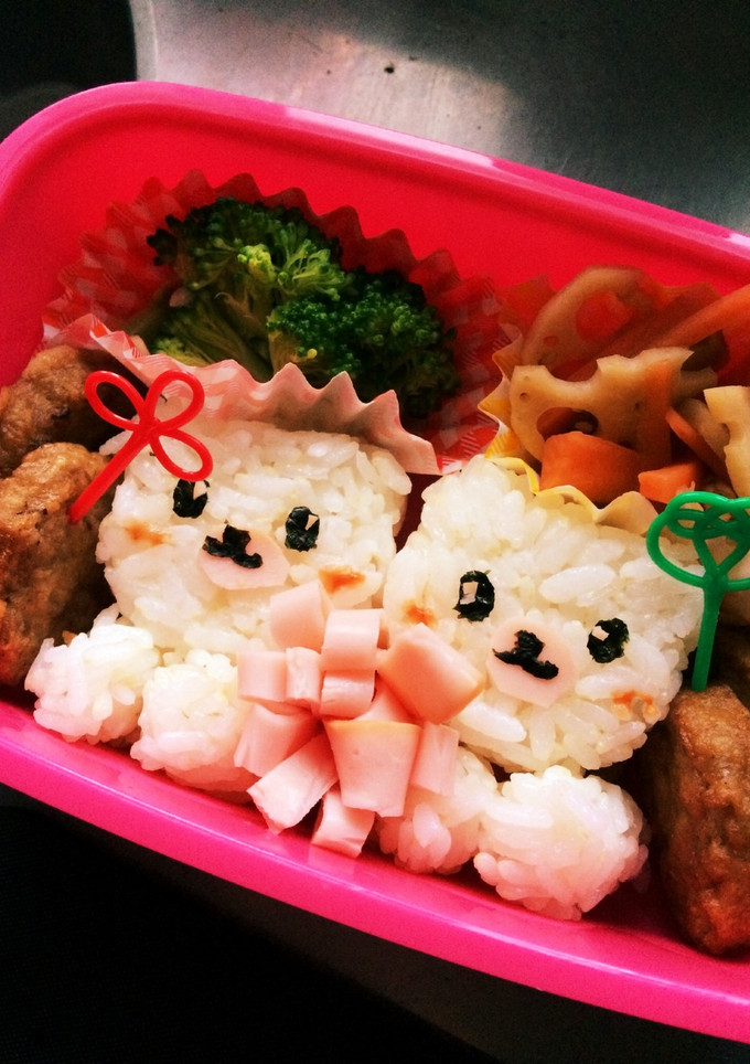 幼稚園の遠足に…Wクマさん弁当♡-レシピのメイン写真