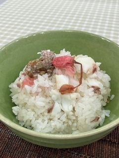 桜風味の鯛ごはん-レシピのメイン写真