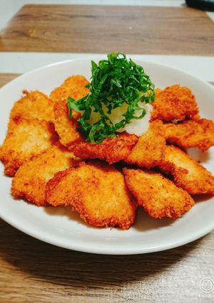 節約♡むね肉のおろしそチキンカツ-レシピのメイン写真