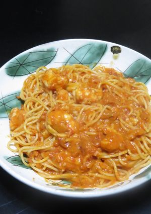 エビのトマトクリームパスタ☆簡単で美味！-レシピのメイン写真