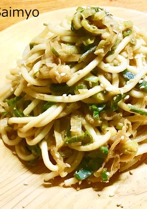 ＊マクロビ＊ネギ味噌カムートうどん-レシピのメイン写真