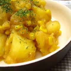 รูปของ コーンバターｄｅ粉ふき芋風♪