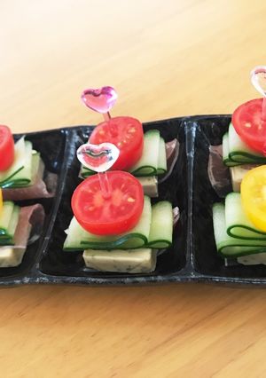 ブラックペッパーチーズのピンチョス-レシピのメイン写真