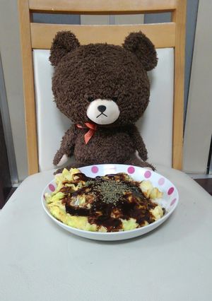 お好み焼き丼！-レシピのメイン写真