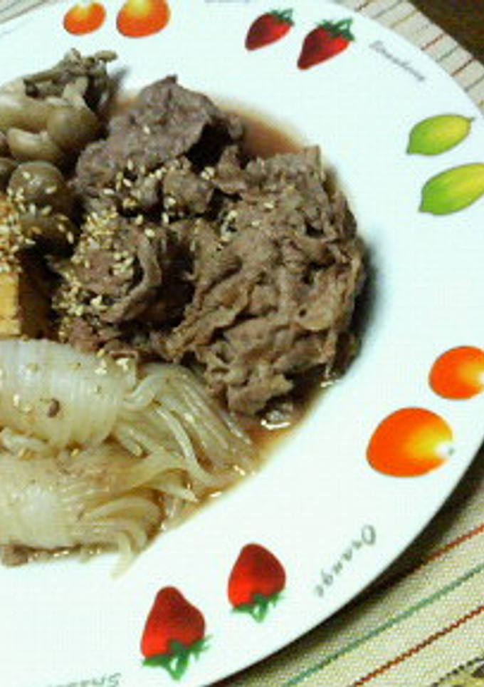 ✿トマトサワーで❀簡単✿すき焼き風-レシピのメイン写真