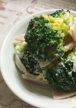 野菜嫌いでもカレー風味ブロッコリーサラダ-レシピのメイン写真