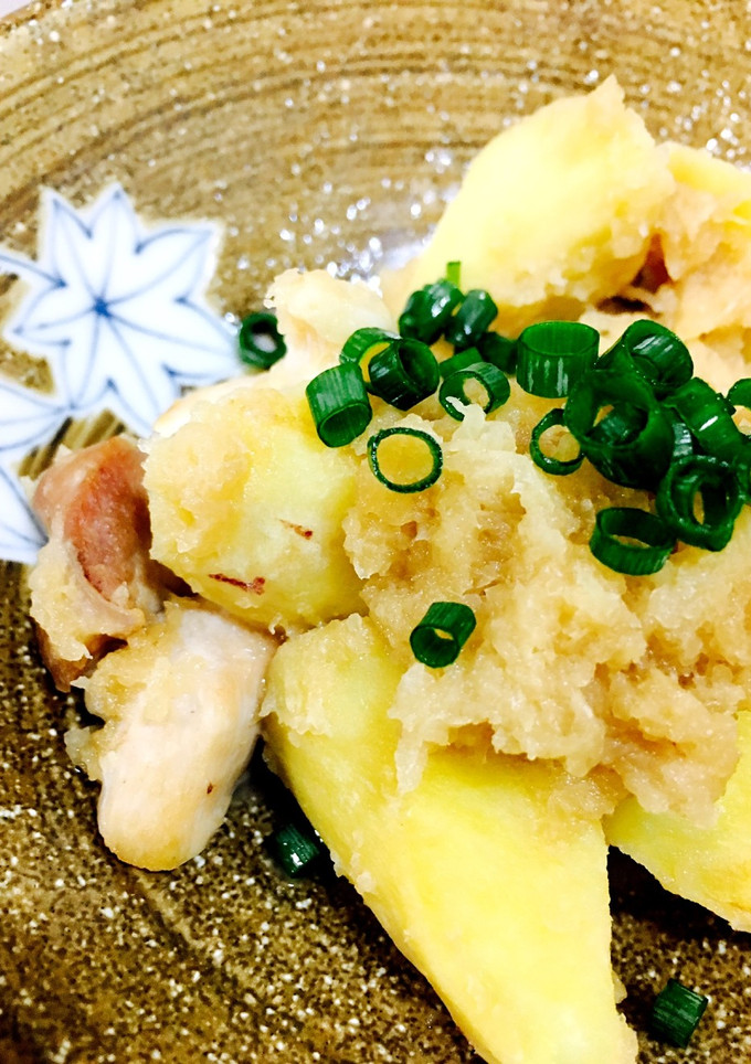 あっと言う間！鶏肉とサツマイモのみぞれ煮-レシピのメイン写真