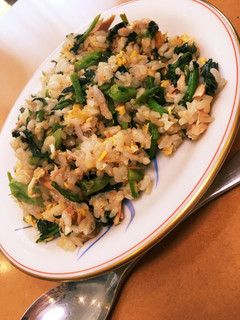 ツナと野沢菜のチャーハン-レシピのメイン写真