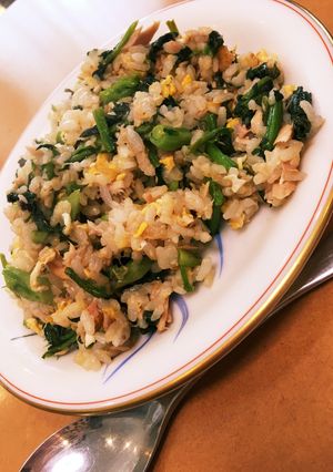 ツナと野沢菜のチャーハン-レシピのメイン写真