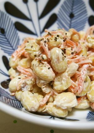大豆とクルミのマヨネーズサラダ♪-レシピのメイン写真