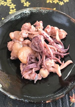簡単!子持ちやりいかの煮付け-レシピのメイン写真
