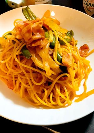 ピリ辛☆ナポリタン-レシピのメイン写真
