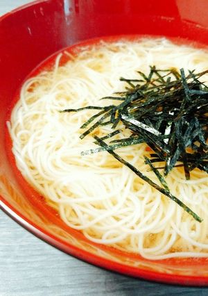 素麺でランチや〆に！冷製ラーソーメン♪-レシピのメイン写真