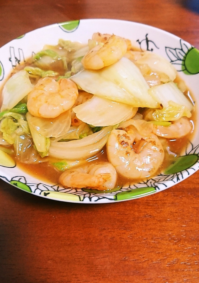 【減量中】えび白菜のオイスター炒め-レシピのメイン写真