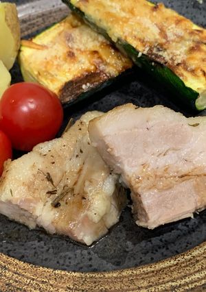 自家製ベーコン風オーブン焼き-レシピのメイン写真