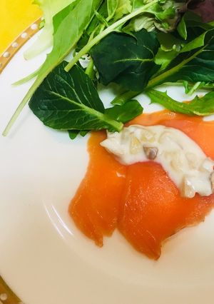 旨！いぶりがっこ入り塩酒粕ヨーグルト-レシピのメイン写真