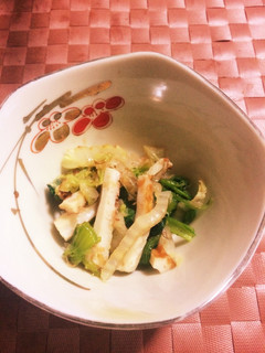 副菜 小松菜と白菜のあっさり和え物-レシピのメイン写真