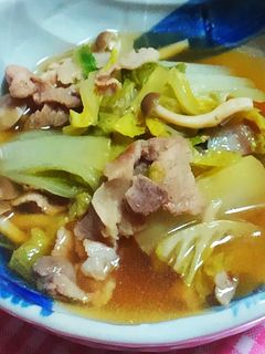 はくさいと豚肉の煮びたし-レシピのメイン写真