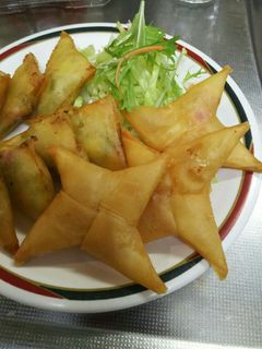 手裏剣の春巻つくってみました-レシピのメイン写真