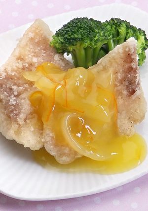 ☆白身魚のオレンジソース☆-レシピのメイン写真
