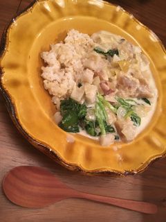 鶏とリンゴのクリーム煮-レシピのメイン写真