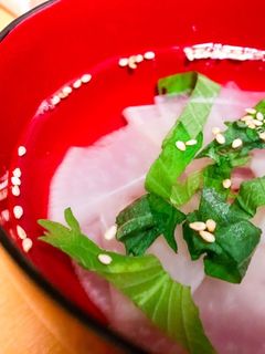 大葉が香る大根のお吸い物-レシピのメイン写真