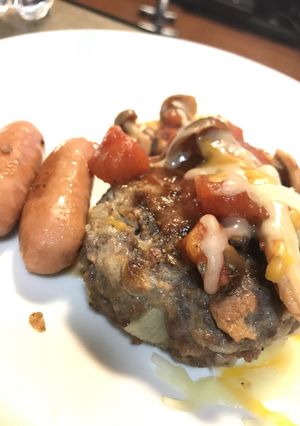 ひき肉から作るハンバーグ-レシピのメイン写真