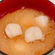 すりおろし蓮根のもっチーズの、味噌汁!