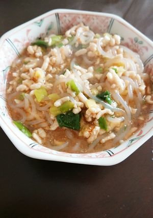 ヘルシー！麻婆風しらたき-レシピのメイン写真