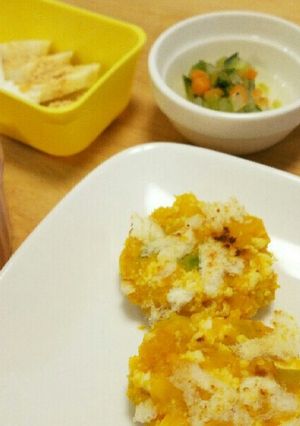 ある日の離乳食 もぐもぐ期⑤-レシピのメイン写真