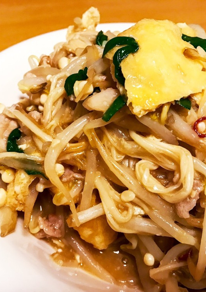 もやしと油揚げの甘辛味噌炒め-レシピのメイン写真