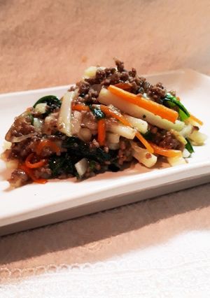 簡単♡挽き肉じゃがいもお野菜あんかけ♡-レシピのメイン写真