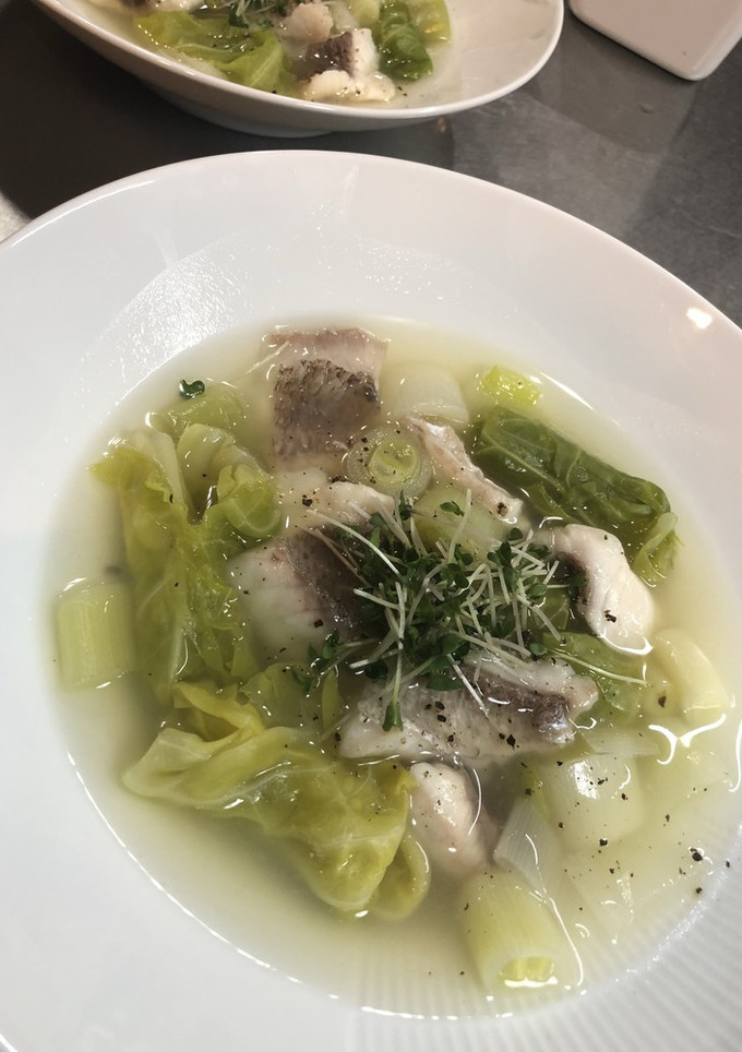 鯛のとろみスープ仕立て　-レシピのメイン写真