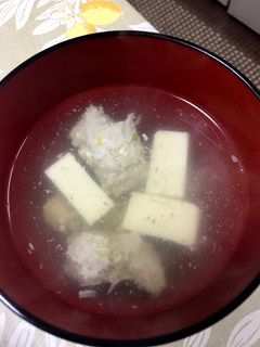 鯵つみれ汁-レシピのメイン写真