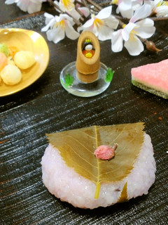 もっちり美味しい!ほんのりピンクの桜餅!-レシピのメイン写真