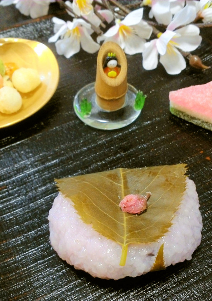 もっちり美味しい！ほんのりピンクの桜餅！-レシピのメイン写真