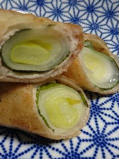 ネギの春巻き-レシピのメイン写真