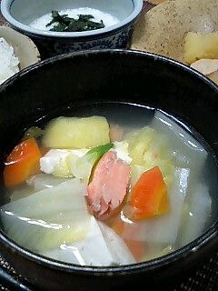 味付けなし!あっさり石狩汁-レシピのメイン写真