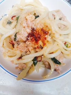 ペペロンチーノ風焼きうどんです✨-レシピのメイン写真