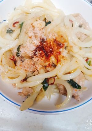 ペペロンチーノ風焼きうどんです✨-レシピのメイン写真