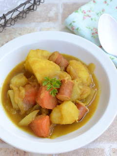 ごろごろ野菜のはちみつカレー煮込み-レシピのメイン写真
