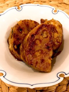 やみつき!レンコンの肉挟み焼き-レシピのメイン写真