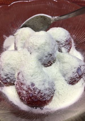 スキムミルクで雪の苺❄️我が家の食べ方-レシピのメイン写真