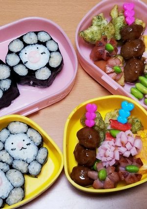 お弁当おかず　遠足2018可愛い　　　　-レシピのメイン写真