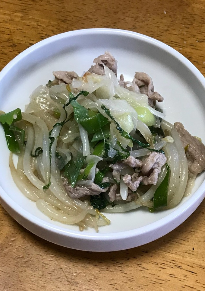 大葉でさっぱり♡豚肉と長ネギ炒め-レシピのメイン写真